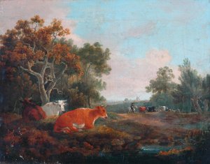 Paysage avec du bétail - William Collins